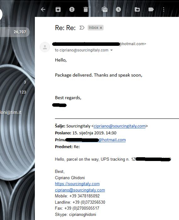 Italianforwarding Package 142 Italianforwarding Package 142